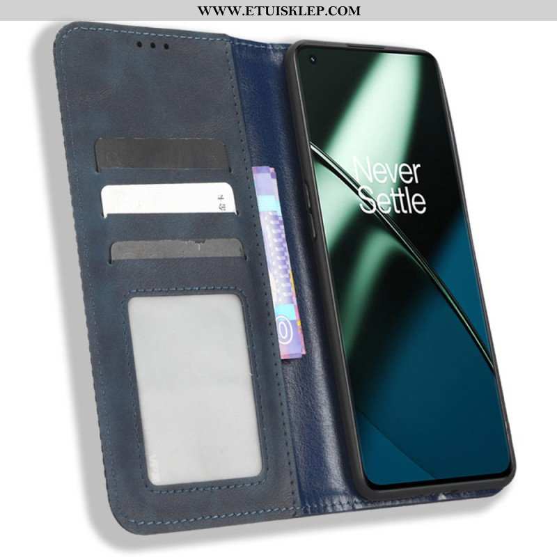 Etui Na Telefon do OnePlus 11 5G Etui Folio Stylizowany Skórzany Styl